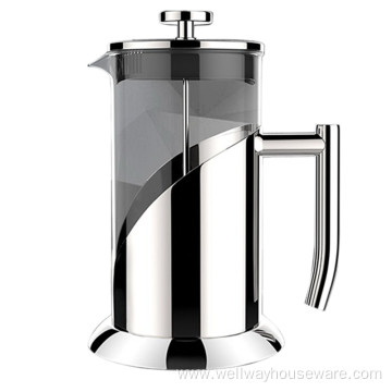 Heat Resistant Borosilicate Glass French Press